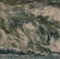 Waves Up #6, Encaustic on Birch Panel, 12" x 12"