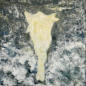 Ted's Fish 2, Encaustic on Panel, 12" x 12"