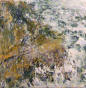 Memory of the Cove, Encaustic on Panel, 12" x 12"