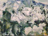 Splash, Encaustic on Mat Board, 7" x 9"