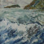 Remembering #5, Encaustic on Birch Panel, 16" x 16"