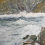 Our Stories Begin Here, Encaustic on Panel, 36" x 36"