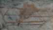 Under the Flake, Encaustic on Panel, 18" x 30"