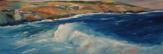 Waves 2, Oil on Canvas, 12" x 36"