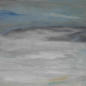 Spring Fog Over Shoe Cove, Oil on Wood, 12" x 12"