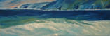 Waves 3, Oil on Canvas, 12" x 36"