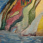 Rock Scape #1, Oil on Canvas, 14" x 14"