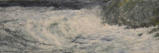 On the Edge of the Sea, Encaustic on Panel, 12" x 36"