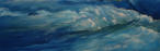 Waves 1, Oil on Canvas, 12" x 36"