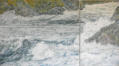 A Wave That Never Ends, Encaustic on Panel