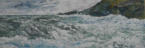 Forever Changing 3, Encaustic on Panel, 12" x 36"