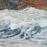 North Atlantic 1, Encaustic on Panel, 24" x 24"