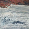 North Atlantic 2, Encaustic on Panel, 24" x 24"